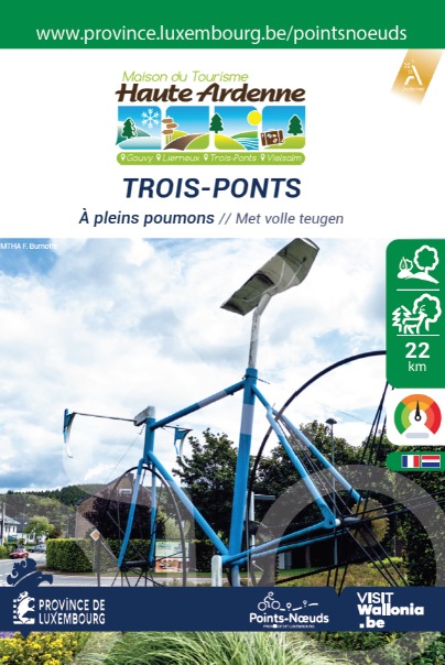 Fietsknooppuntenroute in Trois-Ponts Fietsknooppuntenroute in Trois-Ponts