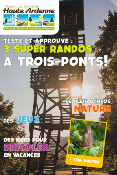 Super tours for children in the municipality of  Trois-Ponts 2023