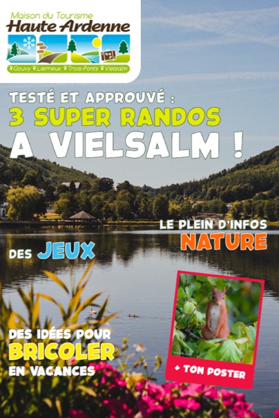 Super tours for children in the municipality of Vielsalm  (FR - NL)  2023