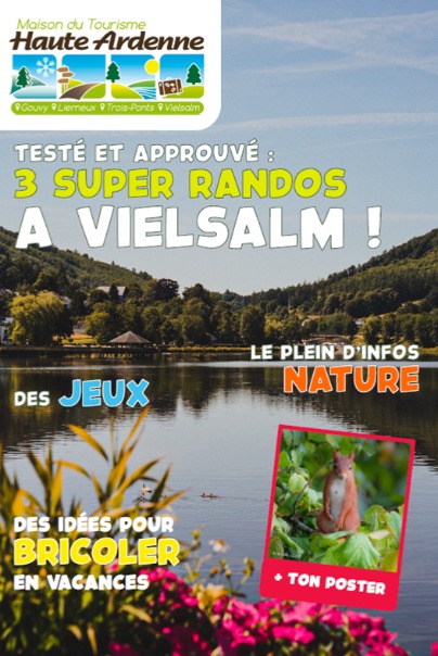 Super tours for children in the municipality of Vielsalm (FR - NL) 2023 Super tours for children in the municipality of Vielsalm (FR - NL) 2023