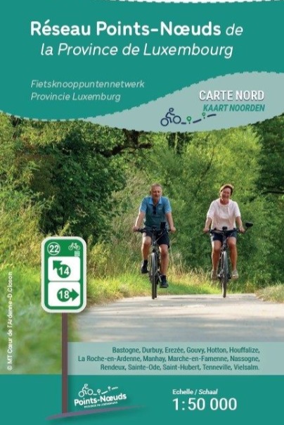 Réseau Points-Noeuds de la Province de Luxembourg Carte Nord Réseau Points-Noeuds de la Province de Luxembourg Carte Nord