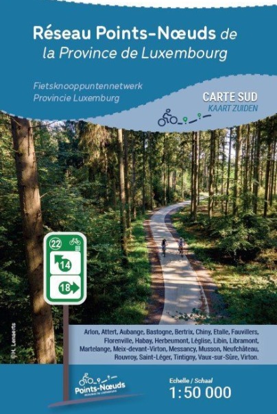 Réseau Points-Noeuds de la Province de Luxembourg Carte Sud Réseau Points-Noeuds de la Province de Luxembourg Carte Sud