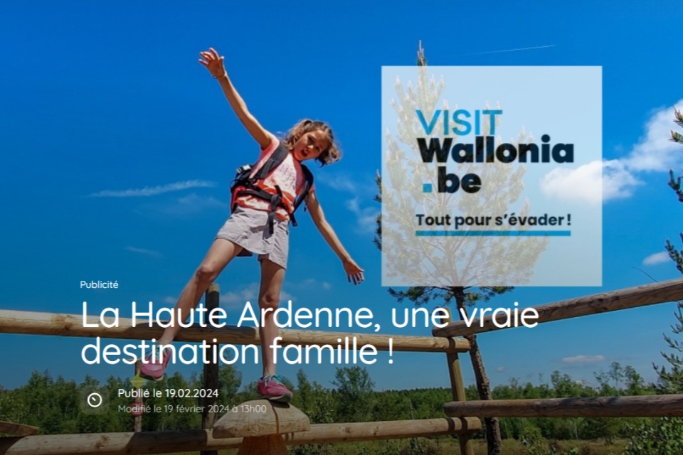 La Haute Ardenne, une vraie destination famille !