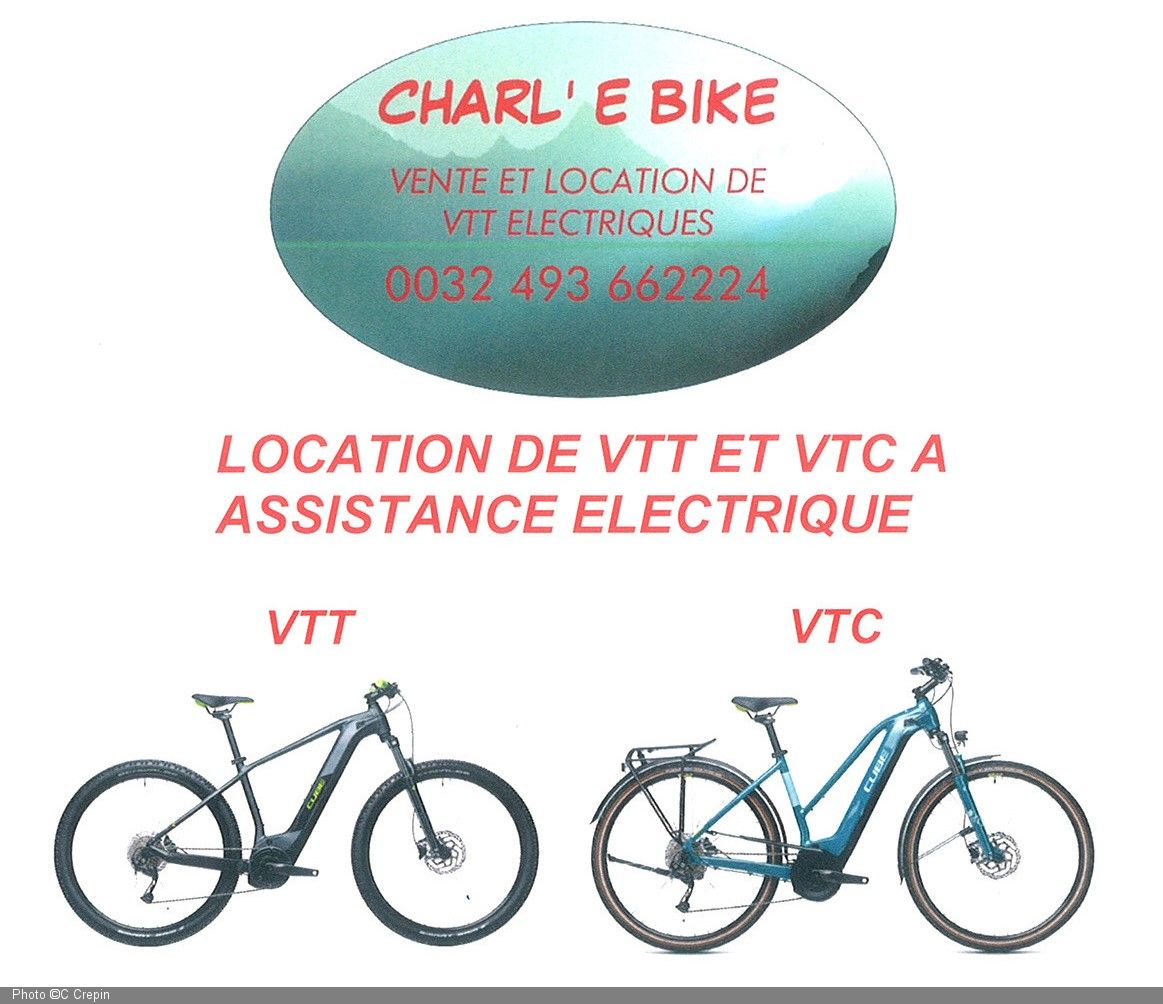 Location de vélos Charl'E bike