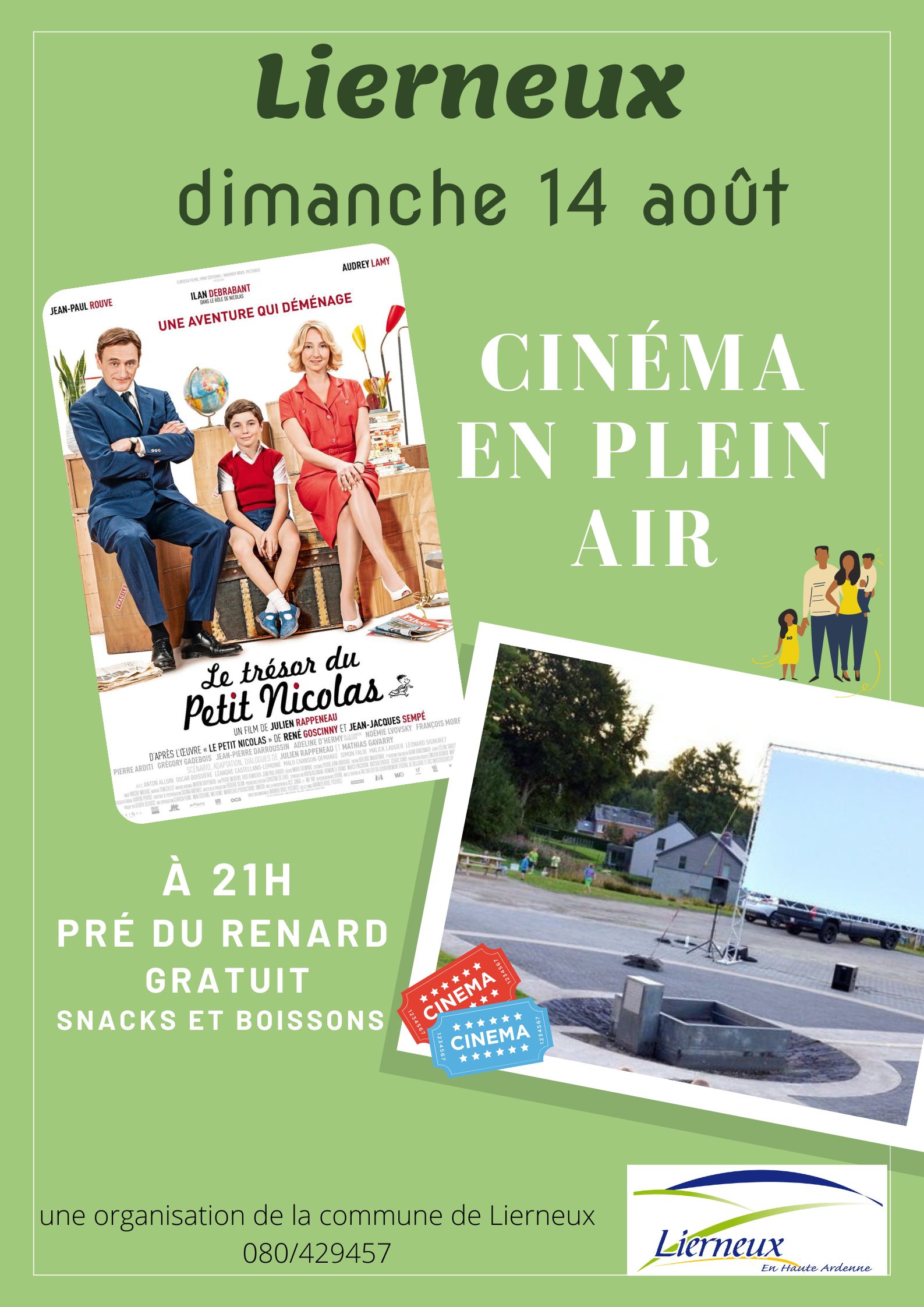 Cinéma en plein air Lierneux